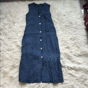 Jenni Kayne Midnight Blue Sleeveless Midi Dress